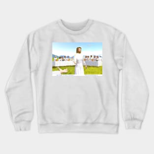 The Last Supper of Jesus ( Eucharist ) Crewneck Sweatshirt